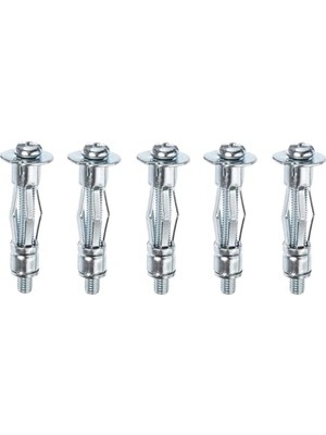 Mey İthalat Çelik Alçıpan ve Boşluk Dübel Frt Tuğla Paraşüt Duvar Bims 3X46 Metal 5 Adet