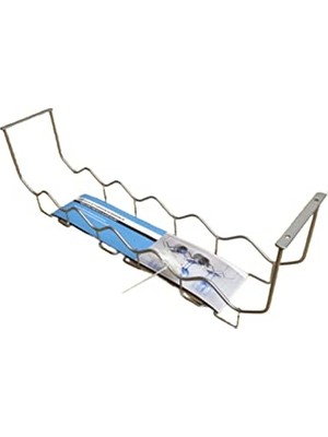 Mey İthalat 54X11X18 cm Gümüş Şaraplık ve Bardaklık Aht 1005284