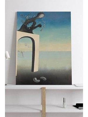 Mey İthalat PSTER19108 Visions Of Eternity - Salvador Dali Sanatsal Kanvas Tablo 21 x 30