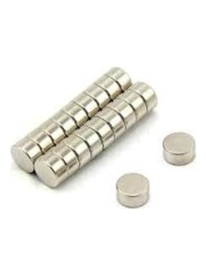 Mey İthalat 8 x 3 mm Yuvarlak Neodyum Mıknatıs, 50 Adet