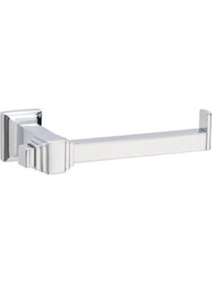 Mey İthalat Kubıc Tuvalet Kağıtlığı Krom Renk 44X76X156 mm