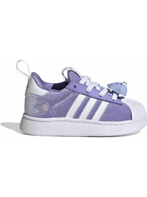 AKK2171 Adidas Superstar Quıckon I Bebek Spor Ayakkabı Mor