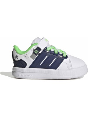 AKJ7001 Adidas Lıghtorama Court El I Bebek Spor Ayakkabı Beyaz