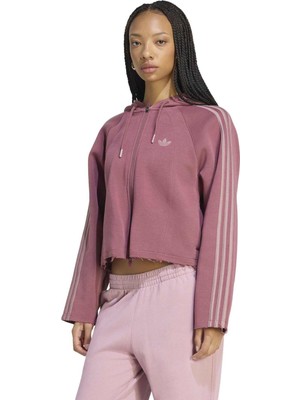 AKT4691 Adidas Sst 2.0 C Hoody Kadın Ceket Bordo