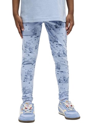 P637621 Puma x Dora Leggings Çocuk Tayt Açık Mavi