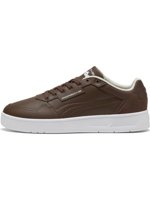 P309094 Puma Pl Court Classic Lux Erkek Spor Ayakkabı Kahve