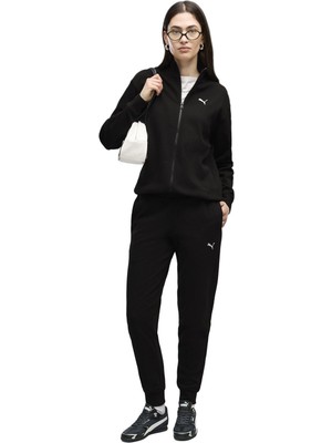 P694001 Puma Twill Suit cl Kadın Eşofman Takımı Siyah