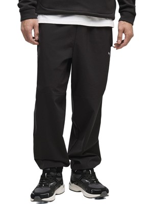 P693954 Puma Tech Woven Pants Erkek Eşofman Altı Siyah