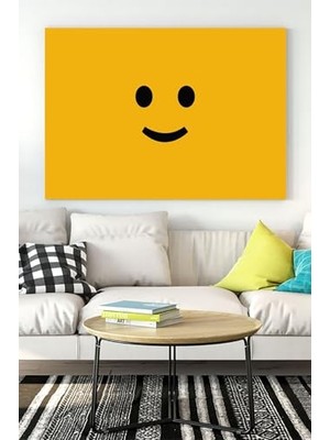 Mey İthalat Smile Eğlenceli Mizahi Kanvas Tablo PSTER17915 21 x 30