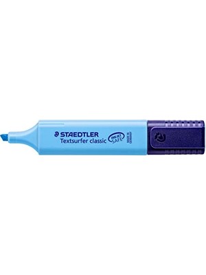 Mey İthalat 364-3 Textsurfer Classic Fosforlu Kalem, Mavi