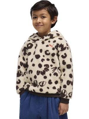 P637423 Puma Imagınary Frıend Hoodie Çocuk Sweatshirt Bej