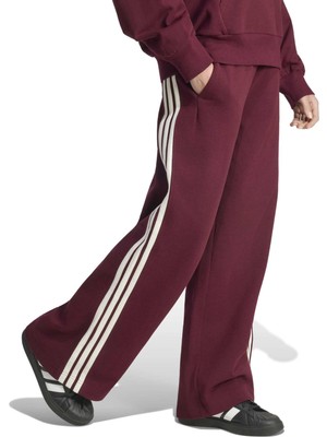 AKV9909 Adidas W Ak 3s Wd Pt Kadın Eşofman Altı Bordo