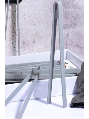 Mey İthalat 29 cm Füme Silikon Tutacak Maşa