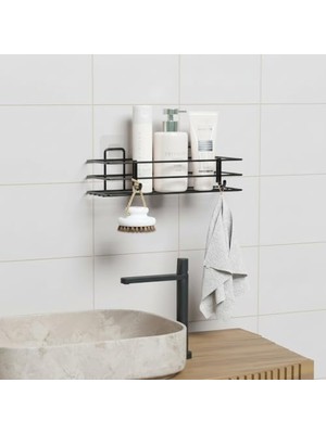 Mey İthalat Yapışkanlı Banyo Rafı, Duş Şampuanlık, Duvar Düzenleyici Organizer