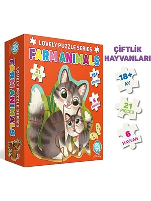 Mey İthalat Lovely Puzzle Farm Animals