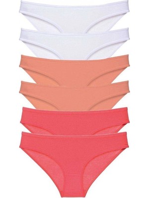 Pileli Store 6 Adet Süper Eko Set Likralı Kadın Slip Külot 551