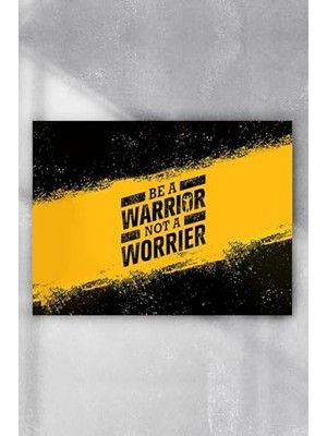 Mey İthalat (PSTER7140) Savaşçı Ol Be A Warrior Girişimcilik Poster (70X100 Cm)