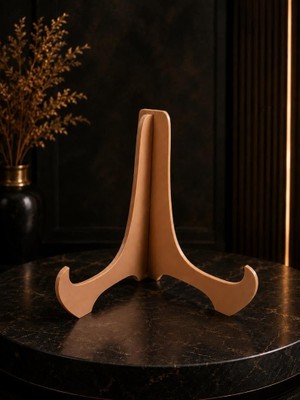 Büyük Boy Tabak Standı 23X24 cm / Dekoratif Tabak Sergileme Standı / Battal Boy Tabaklar Için