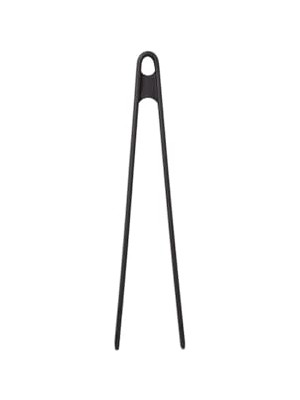 Mey İthalat Silikon Kızartma Maşası, 1 Adet, 29 Cm, Siyah, Bpa Free