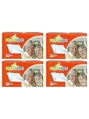 Mey İthalat 60 cm x 90 cm Yatak Koruyucu Hasta Alt Pedi, 30'lu x 4 Paket