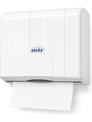 Mey İthalat 25 x 21 x 10 cm Beyaz Plastik Duvara Monte Z Katlı Kağıt Havlu Dispenseri