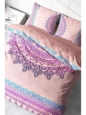 Mey İthalat Soft Mandala Klasik Çift Kişilik Nevresim Takımı, MONOHOME3633
