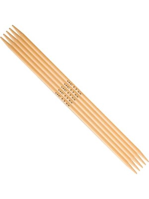 Mey İthalat Çift Uçlu Iğneler, Bambu, 15 Cm, 6 mm