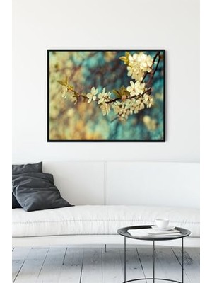 Mey İthalat PSTER12237 Ilkbahar Manzara Çerçeveli Tablo (30 x 40 Cm)