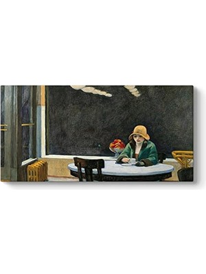 Mey İthalat Edward Hopper Automat Tablosu 100 x 50