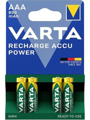 Mey İthalat Aaa Şarj Edilebilir Pil, 4 Adet, 800 Mah Ni-Mh