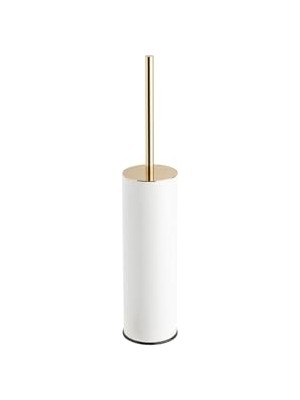 Mey İthalat Banyo Klozet Frıçası Beyaz-Gold Renk 424X84X84 mm Beyaz Tek Ebat BA4004 009 Al7-Gl