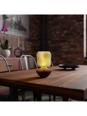 Mey İthalat Marshmallow Masa Lambası, Çok Renkli E14 Elektrikli Dekoratif Lamba