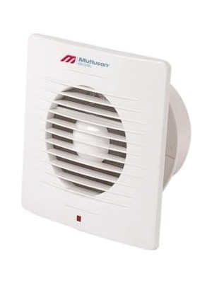 Mey İthalat Aspiratör Fan Mutlusan 120 M³/h Debi, 15 W, Sessiz ve Enerji Tasarruflu Fan, Banyo, Mutfak ve Wc Için Havalandırma, 1900 Rpm, IP20 Korumalı
