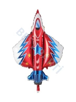 Mey İthalat F16 Uçak Folyo Balonu, 100X97 cm