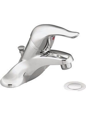 Mey İthalat L4625 Chateau Tek Kolu Düşük Ark Banyo Bataryası, Krom, 0.375