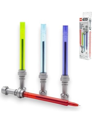 Mey İthalat LEGO Star Wars Lightsaber Jel Kalem Seti, 4'lü Jel Kalem (52875A)