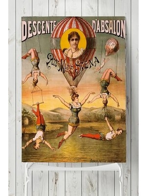 Mey İthalat Sirk Vintage Poster PSTER8391 60X90 cm