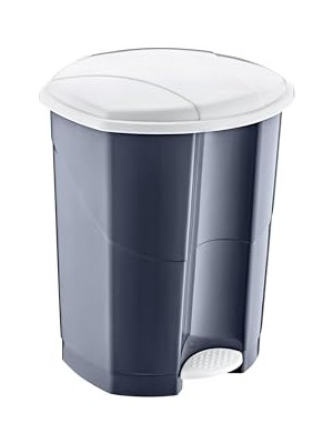 Mey İthalat Pedallı Çöp Kovası, 11 L, Antrasit