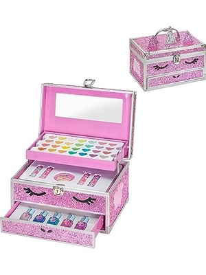 Mey İthalat Büyük Parıltılı Unicorn Kutulu Makyaj Seti