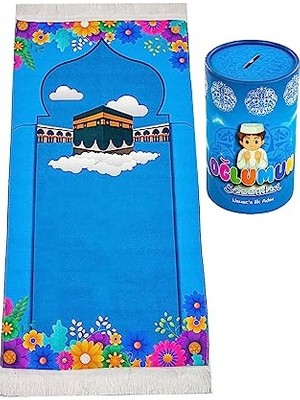 Mey İthalat Namaza Ilk Adım Kumbaralı Oğlumun Çocuk Seccadesi