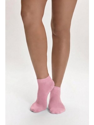 Dore Kadın Naturel Fiber Patik Çorap - Pembe
