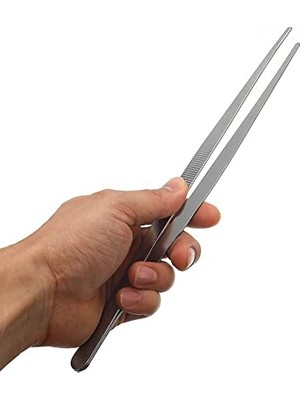 Mey İthalat 30 cm Çelik Şef Cımbız Maşa