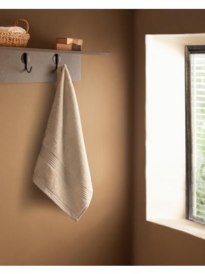 Mey İthalat Yüz Havlusu - Bej - 50X80 cm