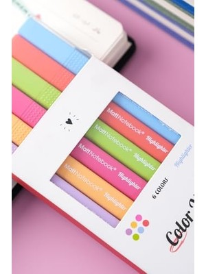 Mey İthalat 6'lı Highlighter Fosforlu Kalem Seti