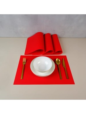 Mey İthalat Serene Scarlet 4 Parça Amerikan Servis 30X45 cm