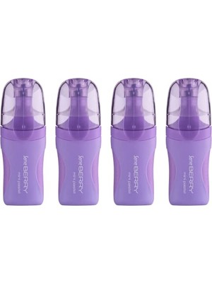 Mey İthalat Mini Fosforlu Kalem Pastel Lavanta 4'lü Set