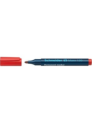 Mey İthalat Maxx 130 Yuvarlak Uç Permanent Markör 1-3 mm Kırmızı