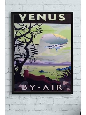 Mey İthalat PSTER13821 Venus By Air Art Sanatsal Çerçeveli Tablo 30 x 40 cm