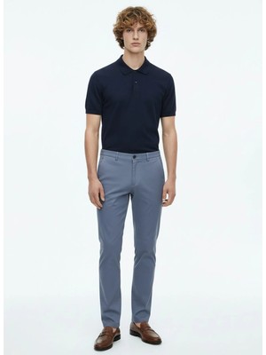 Dockers Gri Erkek Skinny Fit Pantolon Smart 360 Flex Ultimate CHINO-0091