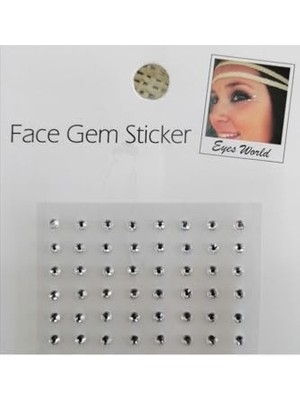Mey İthalat NOKTA055 Vücut ve Yüz Taşı Stickerları